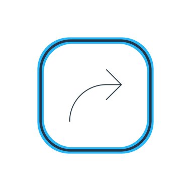 Yayımla anahat vektör Illustration. Güzel arabirimi öğesi de pay öğesi olarak kullanılabilir.