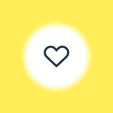 Ruh simge vektör Illustration. Güzel arabirimi öğesi de kalp öğesi olarak kullanılabilir.