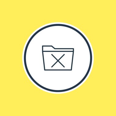 Kaldırma anahat vektör Illustration. Güzel Office öğe Sil öğesi olarak da kullanılabilir.