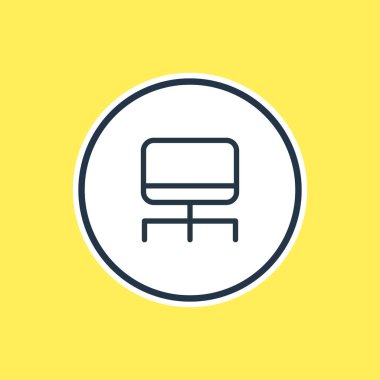 Vektör çizim bağlantılı bilgisayar anahat. Güzel ağ öğesi de öğesini barındıran olarak kullanılabilir.