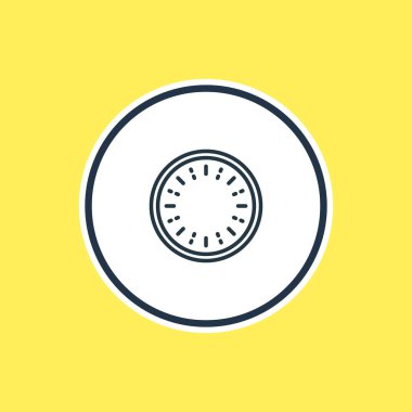 Kavun dilimi anahat vektör Illustration. Güzel Berry öğesi de karpuz öğesi olarak kullanılabilir.