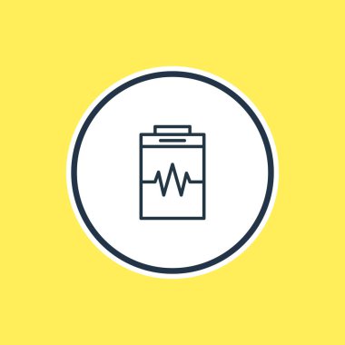 Anahat teşhis, vektör çizim. Güzel tıp öğesi de tedavi öğesi olarak kullanılabilir.