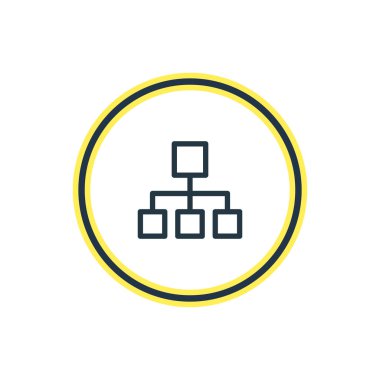 Vektör çizim yapısı anahat. Güzel bir müzik öğesi Hiyerarşi öğesi da kullanılabilir.