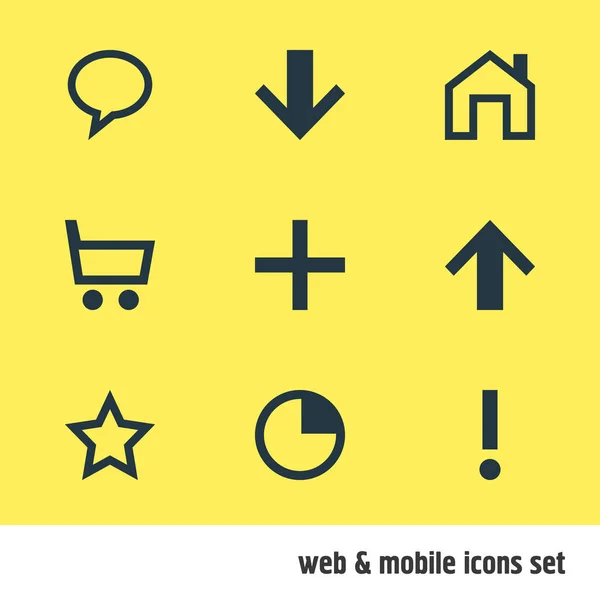 Vector ilustración conjunto de iconos de distribución 