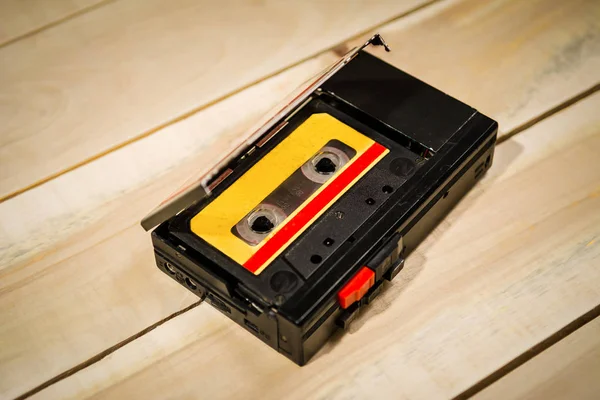 Musical tape recorder with cassette