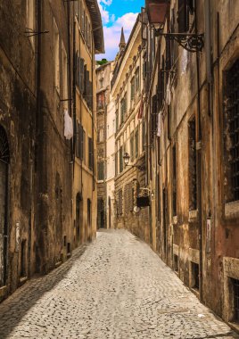 Verona şehri İtalya sokak