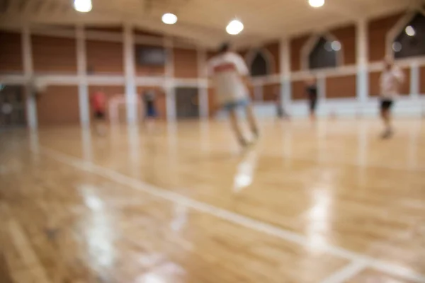 Blurred image of Futsal players in a game — Stock Photo, Image