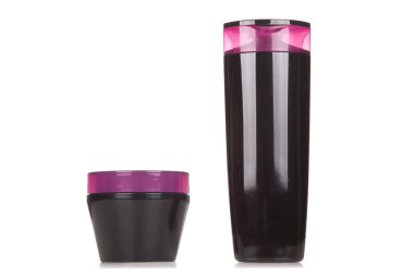 Kozmetik, nemlendirici, şişe. Farklı Kozmetik Şişeler Isola