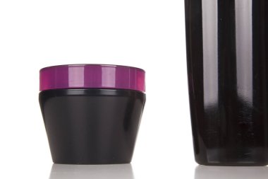 Kozmetik, nemlendirici, şişe. Farklı Kozmetik Şişeler Isola