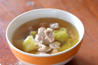 domuz eti ile salamura Çin lahana