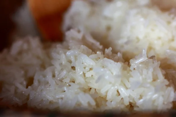 Cooked Sticky Rice Food Thai Style — Stock Photo, Image