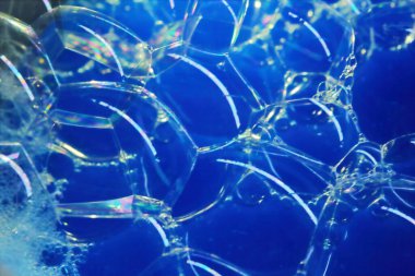 arka plan için makroda güzel sabun kabarcığı