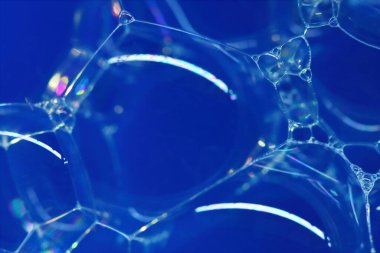 arka plan için makroda güzel sabun kabarcığı