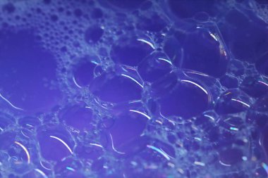 arka plan için makroda güzel sabun kabarcığı