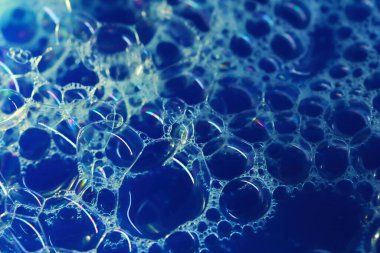 arka plan için makroda güzel sabun kabarcığı