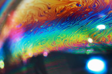 Arka planlar için makro fotoğrafçılık üzerine güzel baloncuk