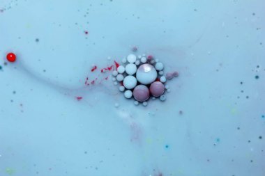 Güzel bir arka plan için makro yağlı boya ve sulu boya.