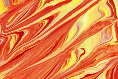 Soyut ve soyut arkaplan için kırmızı ve sarı güzel bir karışım.