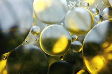 arka plan için rengi olan güzel yağ ve su