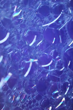 arka plan için makroda güzel sabun kabarcığı