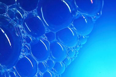 arka plan için makroda güzel sabun kabarcığı