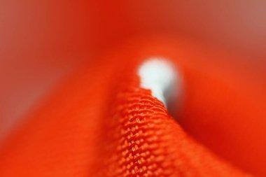 arkaplan için soyut makrodaki kumaşın güzel kırmızı dokusu