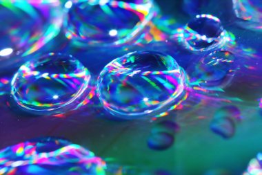 Güzel ışık arkaplanı için CD 'deki düşüş yansıması