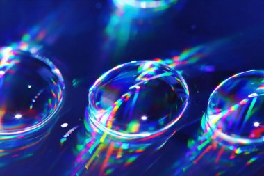 Güzel ışık arkaplanı için CD 'deki düşüş yansıması