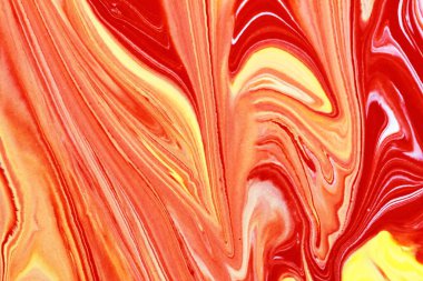 Soyut ve soyut arkaplan için kırmızı ve sarı güzel bir karışım.