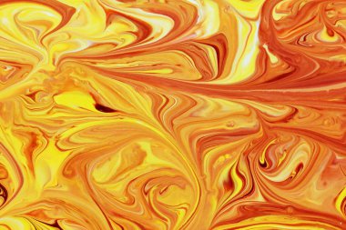 Soyut ve soyut arkaplan için kırmızı ve sarı güzel bir karışım.