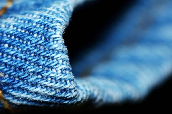 Bella Texture Blu Stoffa Macro Astratta Bellissimo Sfondo — Foto Stock