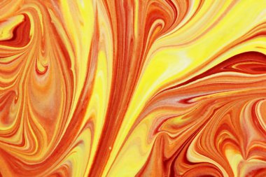 Soyut ve soyut arkaplan için kırmızı ve sarı güzel bir karışım.