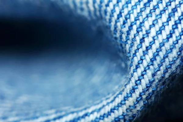 Vakker Blå Tekstur Tøy Abstrakt Makro Til Vakker Bakgrunn – stockfoto