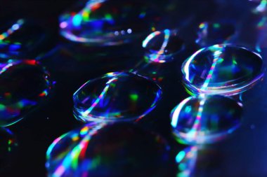 Güzel ışık arkaplanı için CD 'deki düşüş yansıması