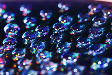 Güzel ışık arkaplanı için CD 'deki düşüş yansıması