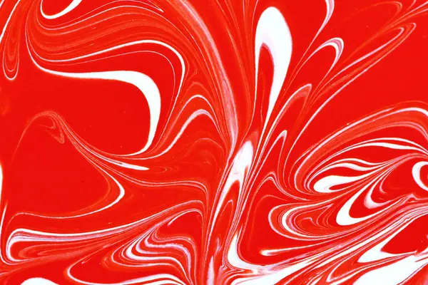 Piękna Abstrakcyjna Mieszanka Bieli Czerwieni Zbliżeniu Dla Abstrakcyjnego Tekstury Tła — Zdjęcie stockowe