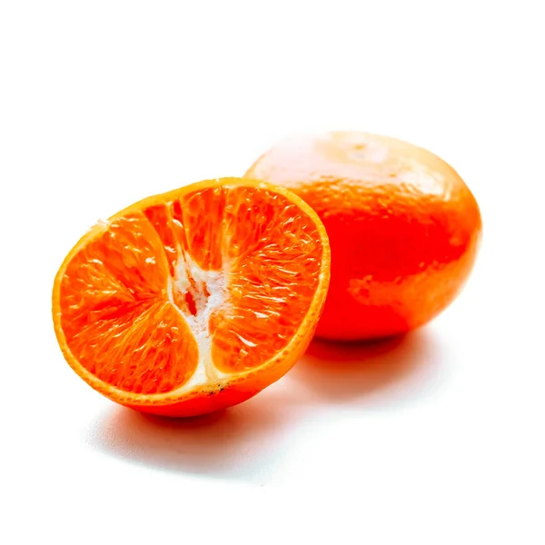 Elszigetelt narancs-fehér háttér — Stock Fotó