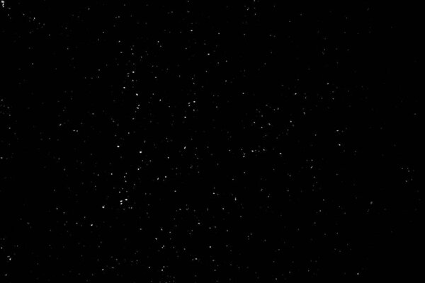 Snow on black background