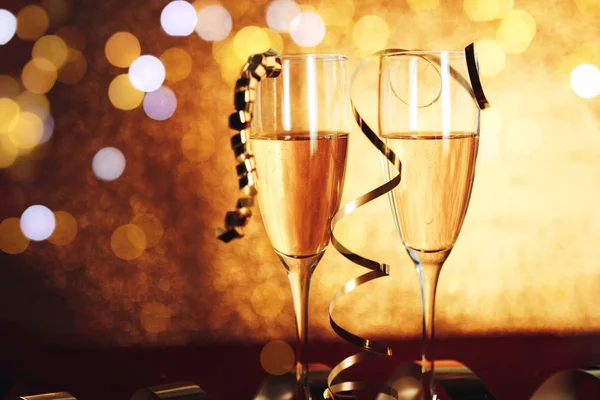Yeni yıl Şampanyası. — Stok fotoğraf