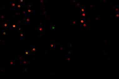 Siyah arkaplanda parlayan ışıklar