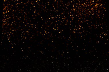 Siyah arkaplanda parlayan ışıklar