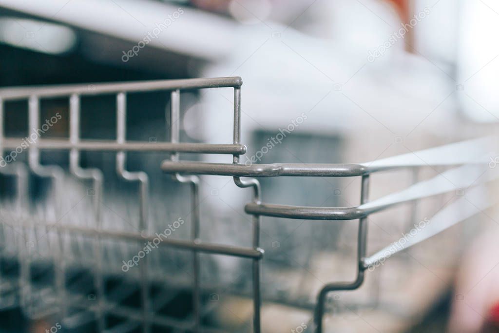 Dishwasher after cleaning process