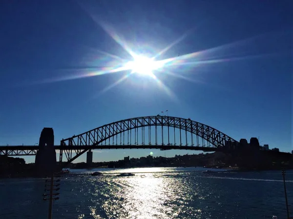 Shining Sun Beach Bridge — Stock Photo, Image