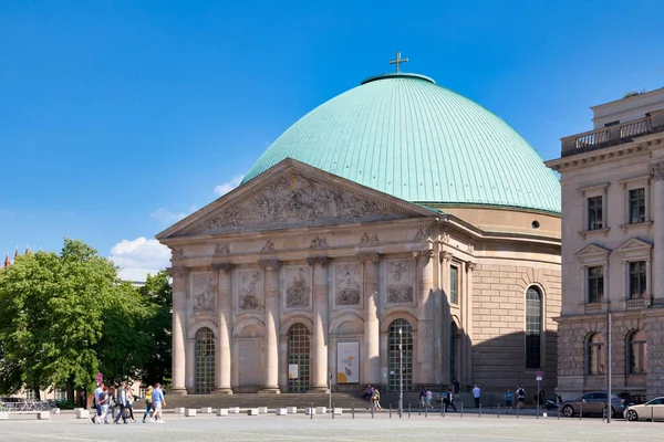 Berlin Niemcy Czerwca 2019 Katedra Jadwigi Niem Sankt Hedwigs Kathedrale — Zdjęcie stockowe