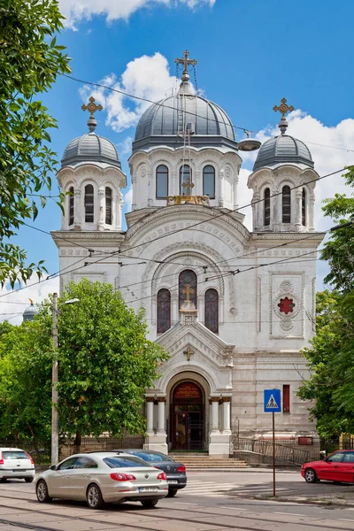 Iglesia San Nicolás Fue Inaugurada Noviembre 1904 Bucarest Rumania — Foto de Stock