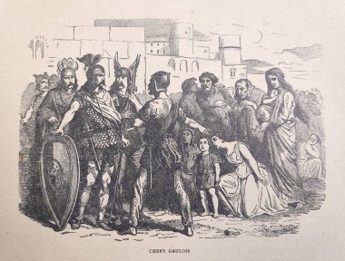 Galyalı liderlerin Gaildrau tarafından 1885 'te yayınlanan bir toplantısının resmi.