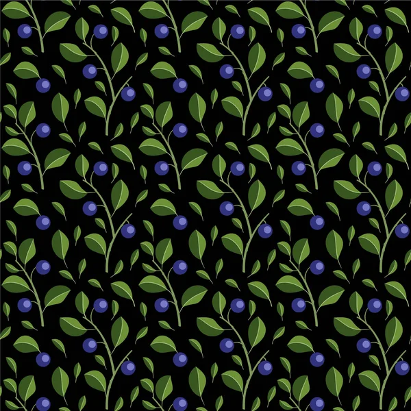 Koyu arkaplanda yaban mersini. Kusursuz vektör deseni