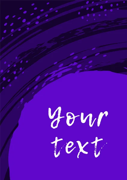 Abstract purple vector background with strokes and dots