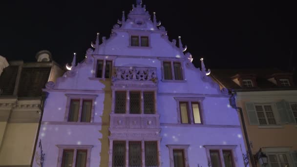 Colmar France December 2019 Magic Christmas Time Colmar Amongst Most — Stock Video