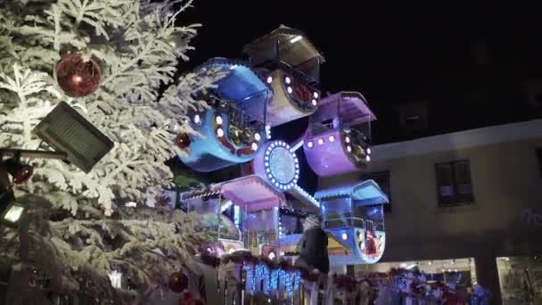 Colmar France December 2019 Magic Christmas Time Colmar Серед Найпривабливіших — стокове відео